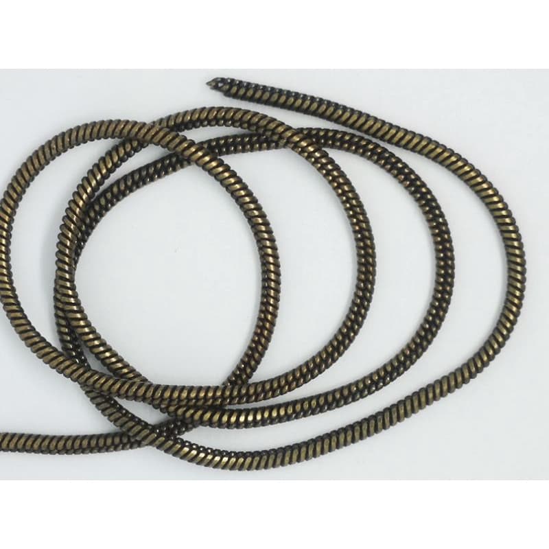 Corrente rabo de gato ouro velho 2,5mm - 1m