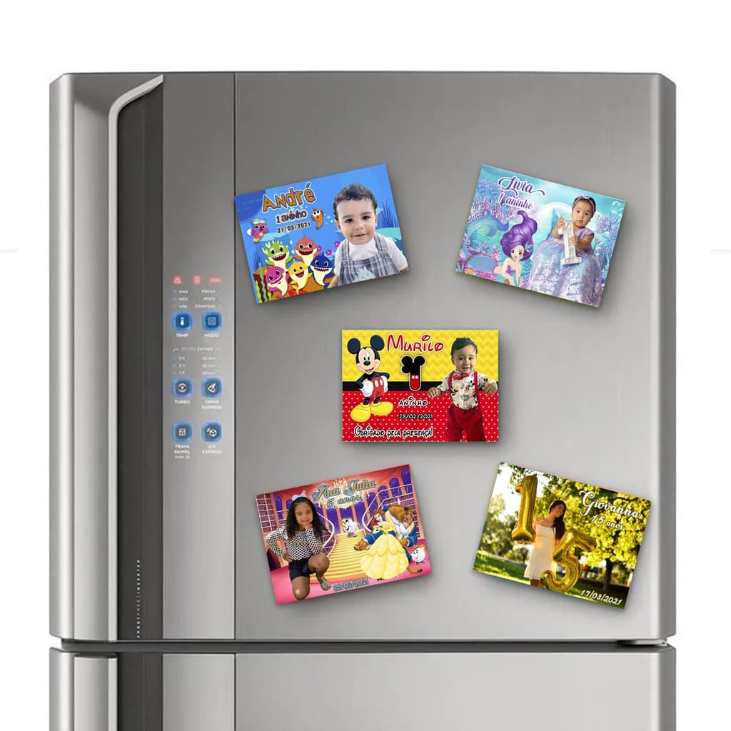 30 Foto Ímã Geladeira Personalizado Medida: 10x7cm  seu tema