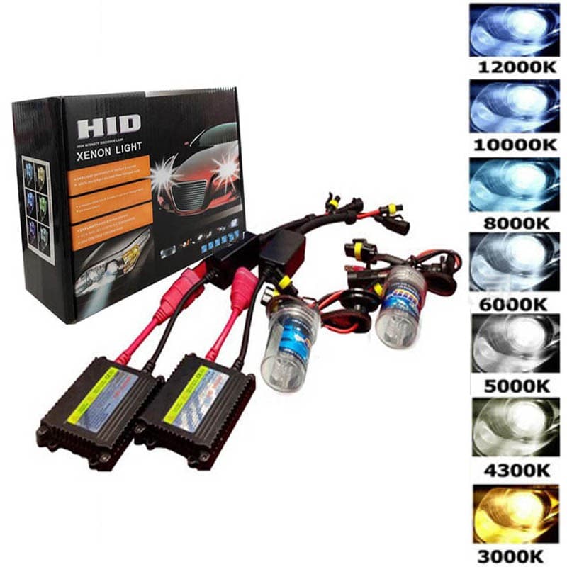 2 Unidades Xenon h7 H4 H11 h8 H1 H3 9005 HB3 9006 hb4 Hid 55w Lâmpada De Farol De Carro 4300k 6000k 8000k 12000k Canbus 