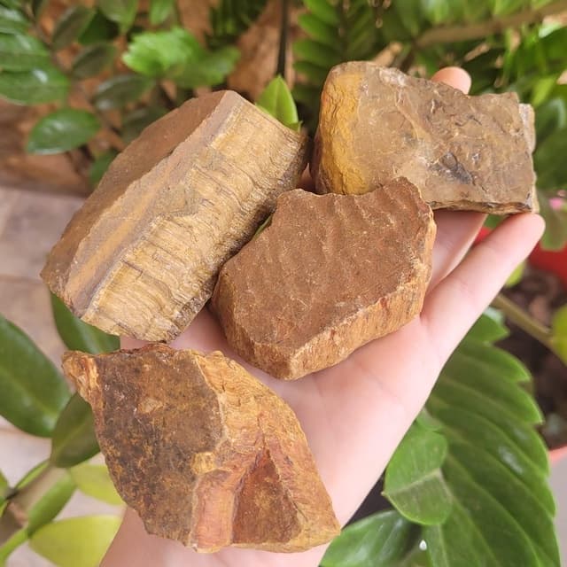 Pedra Bruta Natural Olho de Tigre