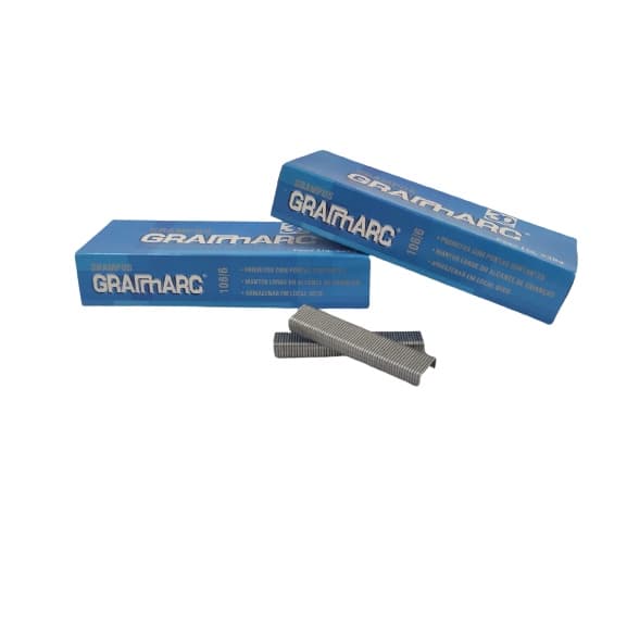 Grampo para Grampeador Manual Galvanizado Gramarc 106