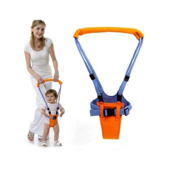 Andador Portátil Manual Suspenso Bebê Moon Walk Auxiliador Criança Apoio Para Andar