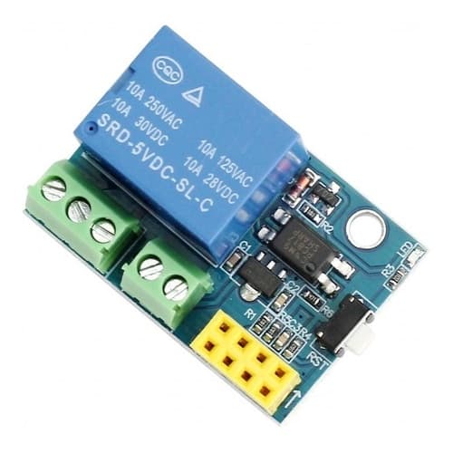 Rele 1 Canal Shield  Modulo Para Wifi Esp8266 Esp-01 Ou Esp-01S