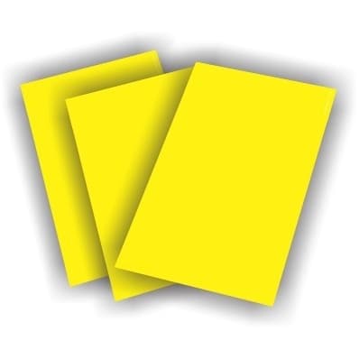 Papel Color Set Amarelo A4 120g Com 50 Folhas