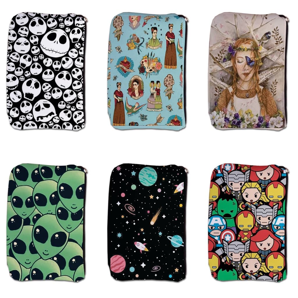 Case Protetora Tipo Sleeve Para Kindle Geração 10/11/PaperWhite/Colorsoft - Estampas 001