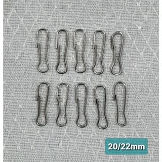 Mosquetão 20/22mm - 10 unidades