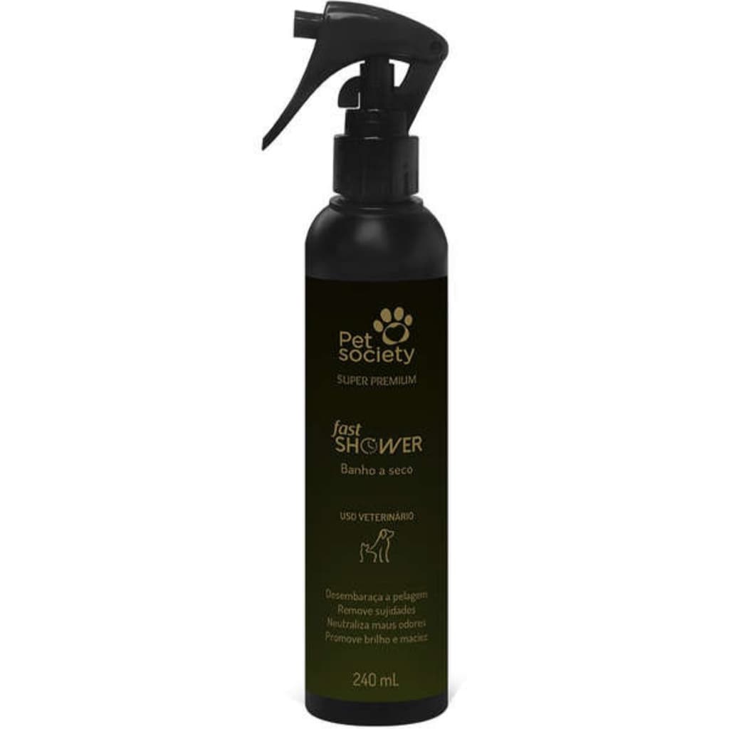 Banho A Seco Pet Society Fast Shower 240ml