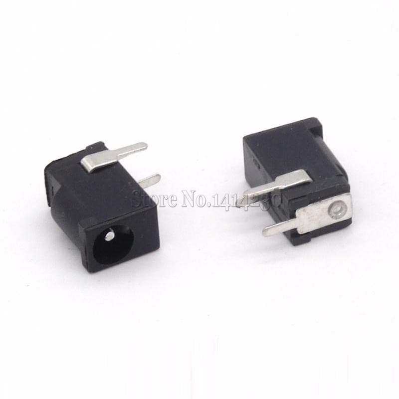 Conector Soquete Dc-002 Power Jack Plug Fêmea 3.5x1.3mm