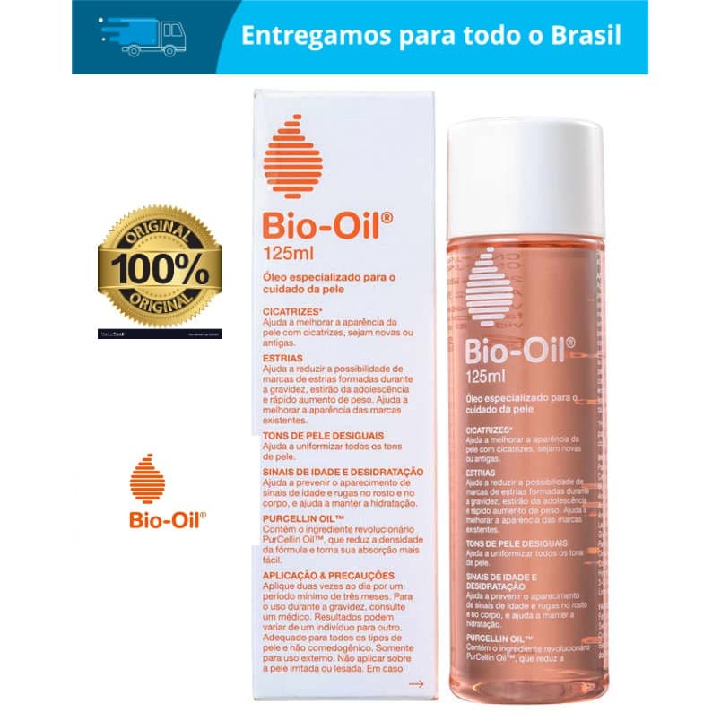 Óleo Corporal Bio Oil 125ml Reparador Cicatrizes Estrias