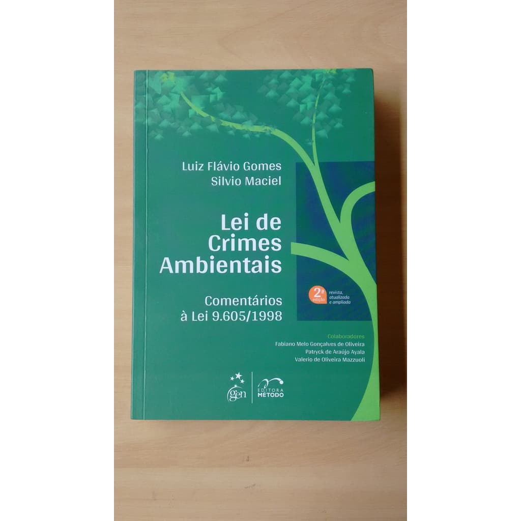 Livro Lei de Crimes Ambientais 2 Luiz Flávio Gomes H907