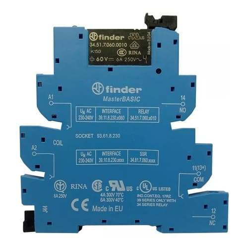 Kit 15 Relé De Interface 39.11.0.024.0060 24v 1naf Finder