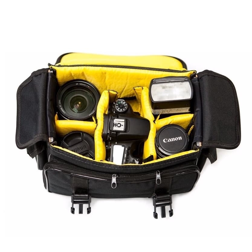 Bolsa Fotografica Olímpus Iii Crazy Para Câmera Lentes Flash