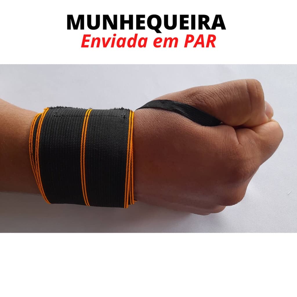 Munhequeira Anatômica PAR Comp: 20cm Tensor De Pulso Ajustável Tendinite Artrite Alivia Dor Articulação Cross Trainning