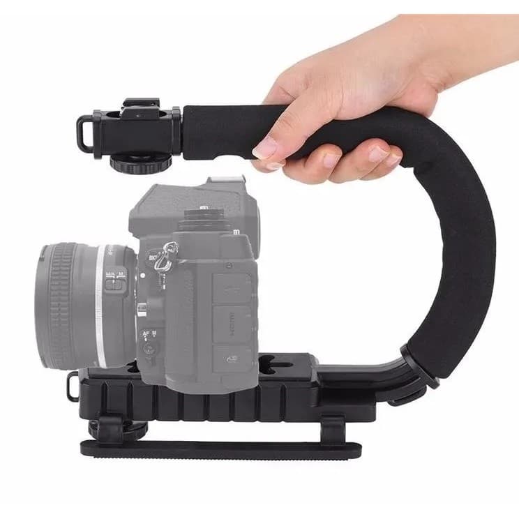 Suporte Estabilizador De Mão Grip Camera Dslr E Filmadora