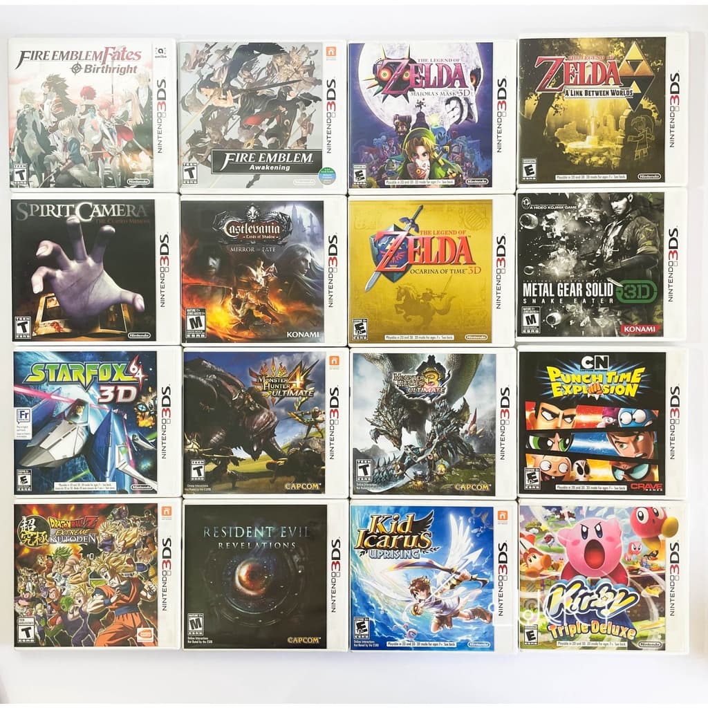 Jogos Nintendo 3DS Zelda Ocarina Majoras Between Worlds Fire Emblem Awakening Birthright Monster Hunter Star Fox