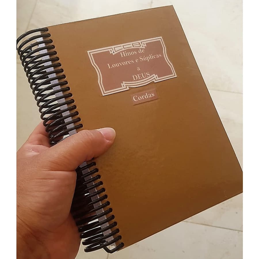 Hinário N°5 CCB - TAMANHO MÉDIO A5 - CORDAS