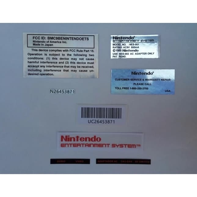 Super Kit Labels Adesivos S-nes Nintendo Nintendinho 8 Bits