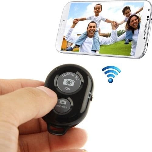Controle Botão Disparador Para Tirar Self Celular Selfie Bluetooth Universal IOS e Android Sem Fio