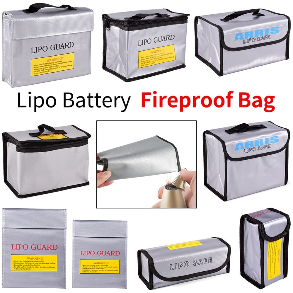 Lipo Guard Bateria Safe Bolsa À Prova De Fogo Para Carregamento De Armazenamento De Viagem Modelo RC