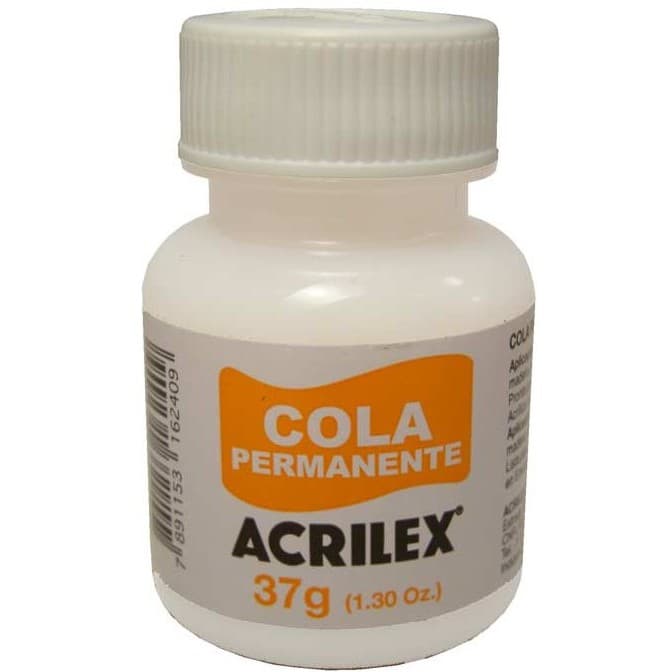 Cola Permanente Acrilex 37g - 1 UNIDADE