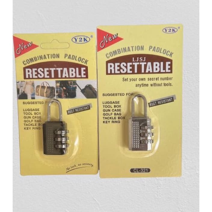 Cadeado Com Segredo 22mm 3 Números De Combinação Modificável Com Senha Código Armário Academia Mochila