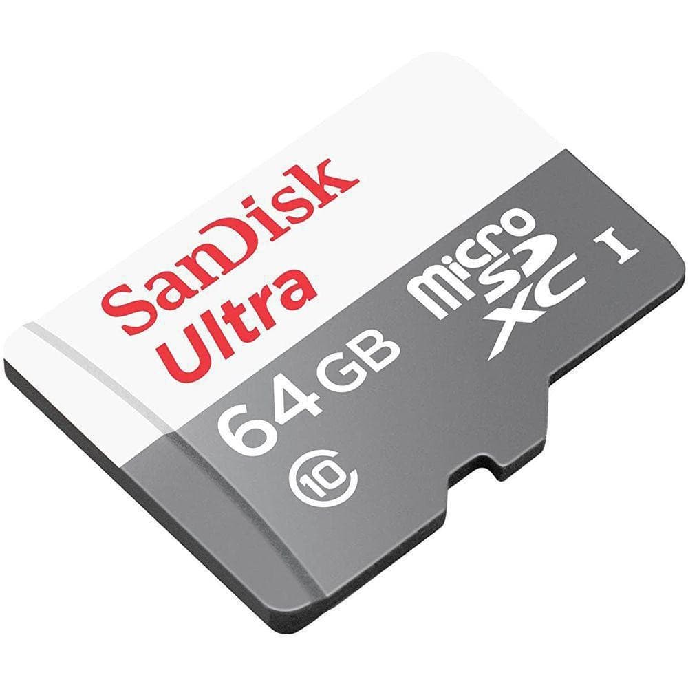 Cartão de memória SanDisk  Ultra com adaptador SD 64GB PatoMotosJR