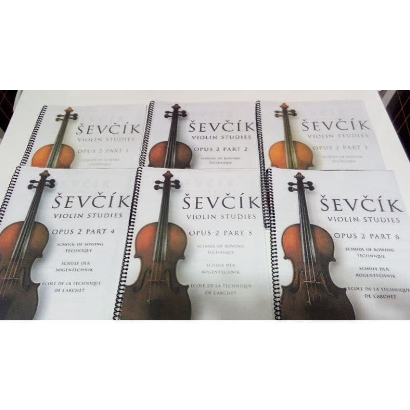 Método Violino Sevcik Op 2 Volume 01 ao 06