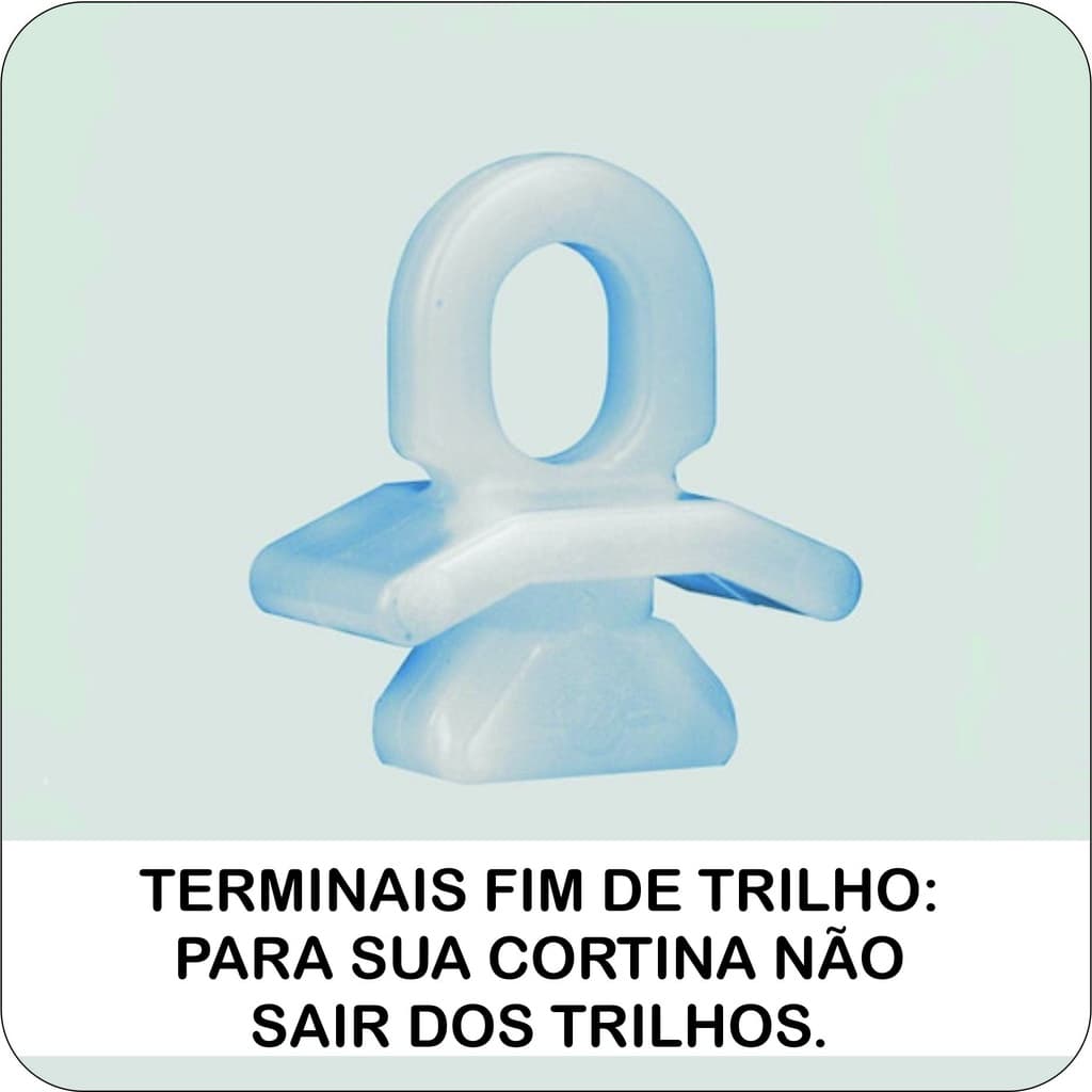 Terminal Para Trilho Suisso - Suiço Max - Simples Ou Duplo
