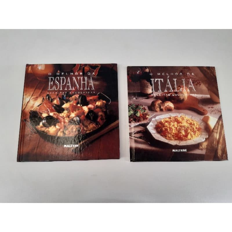 Livros o melhor da Espanha e da Itália receitas O152