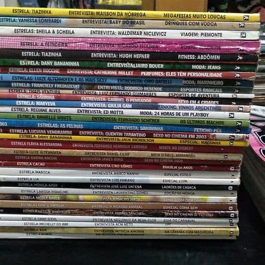 Lote de 105 Revistas Playboy 1981 - 2017 Ótimo Estado Algumas Lacradas