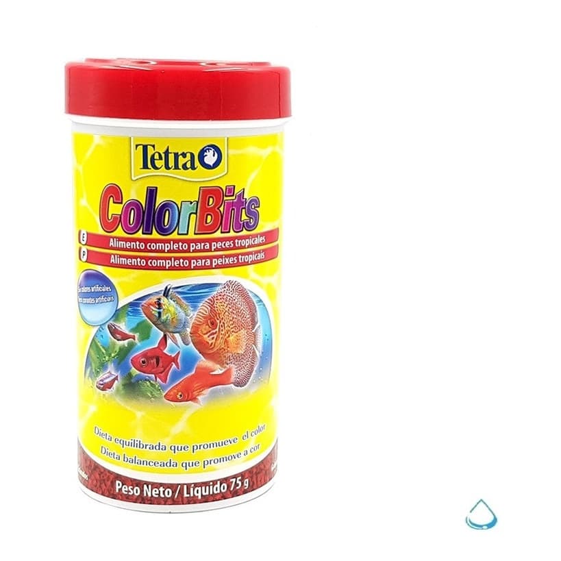 Racao Tetra Color Bits Granules 75g Peixe Disco E Tropical