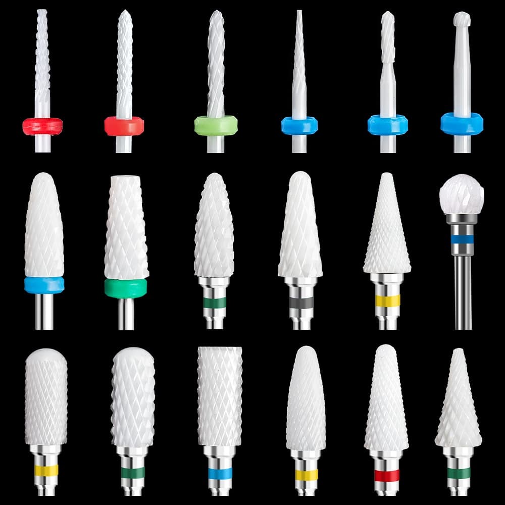 Broca Unha De Cerâmica Para Polimento Removedor De Unhas Acessórios Remoção De Pele Morta/Elétrica
