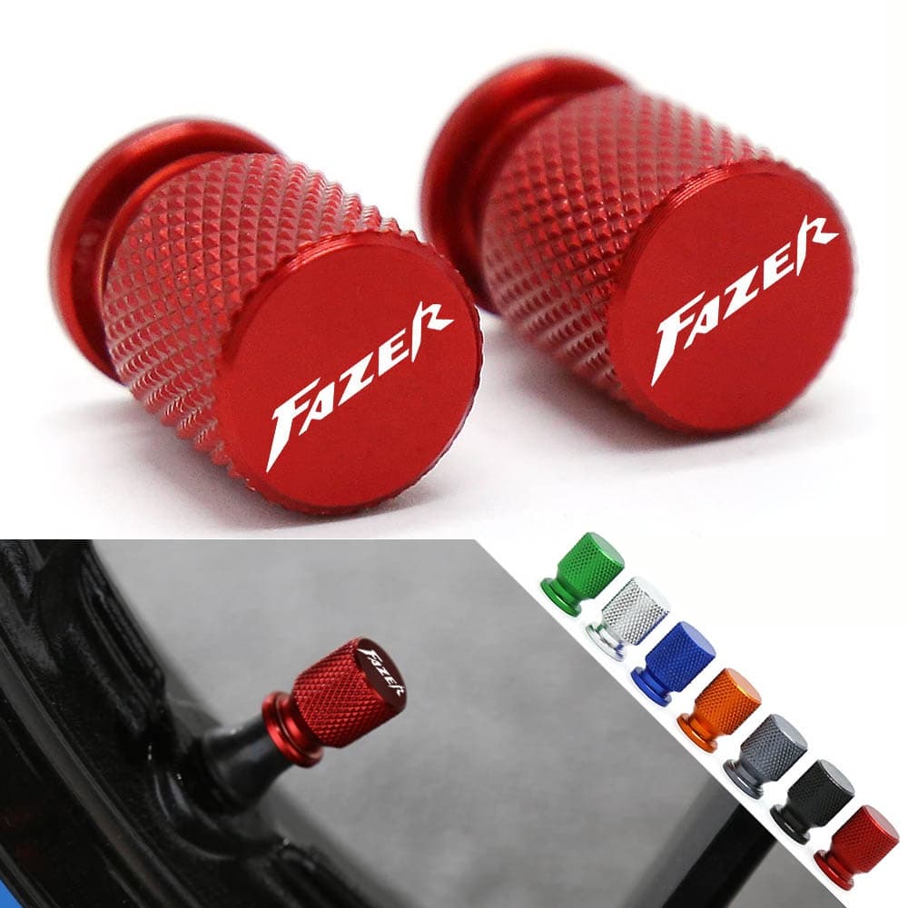 Para Yamaha FZ1 FZ6 FZ8 Fazer 150 250 400 1000 Acessórios De Alumínio Da Motocicleta CNC Haste Válvula Do Pneu Roda Tampas