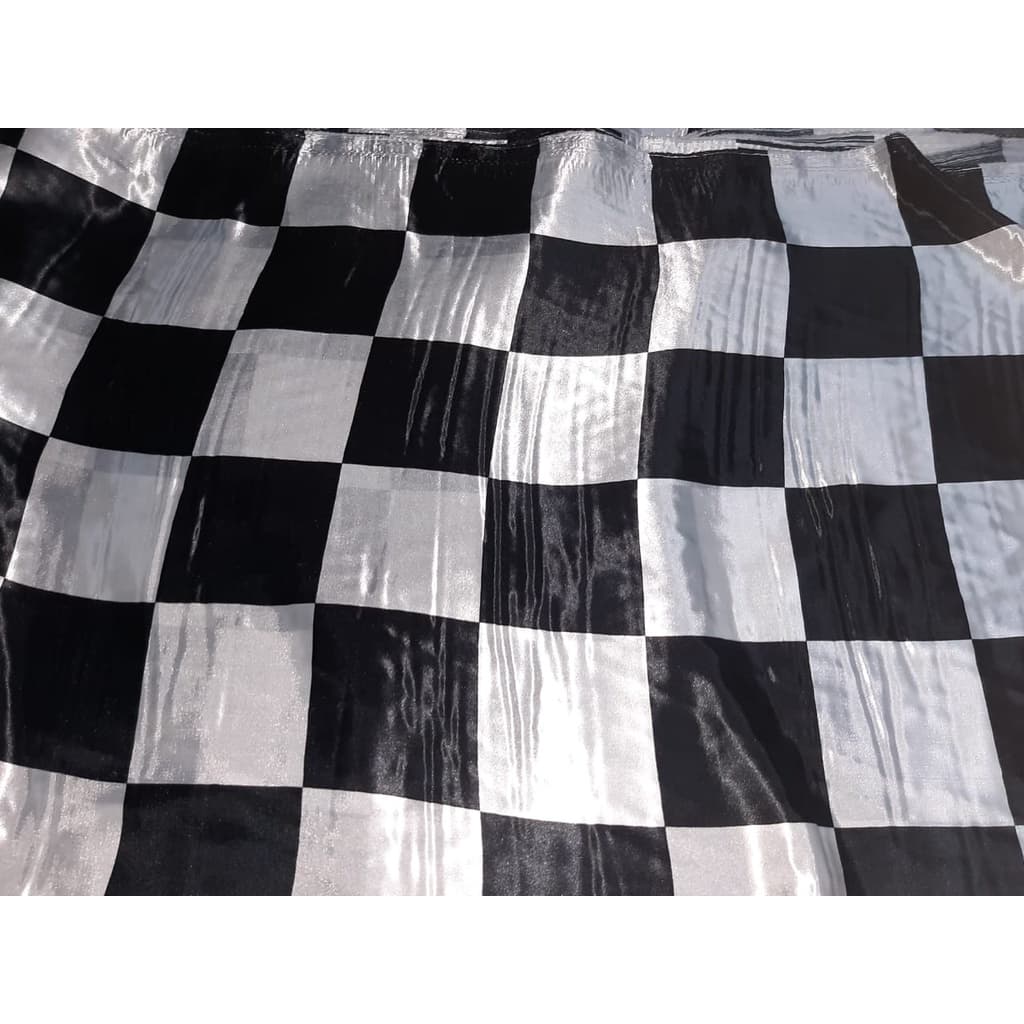 2 metros tecido cetim bandeira de autódromo tendo 1,40 de largura