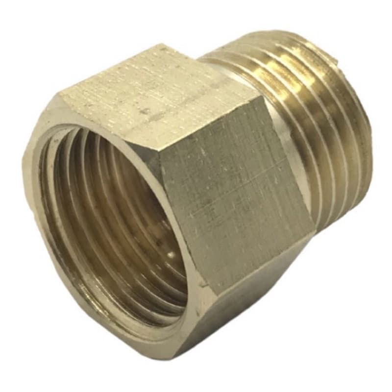 Conexão Adaptador Latão Macho Fêmea Rosca 1/4 x 1/4 BSP