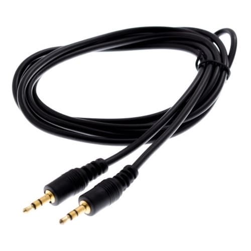 Cabo Auxiliar Reforçado P2 X P2 - 5 Metros Longo 3.5mm