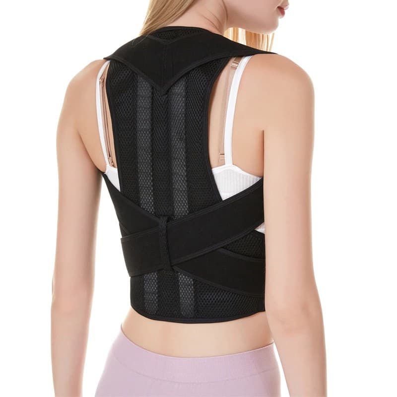 Cinta Unissex Postural Colete Reforçada Corretor Coluna Lombar Forte