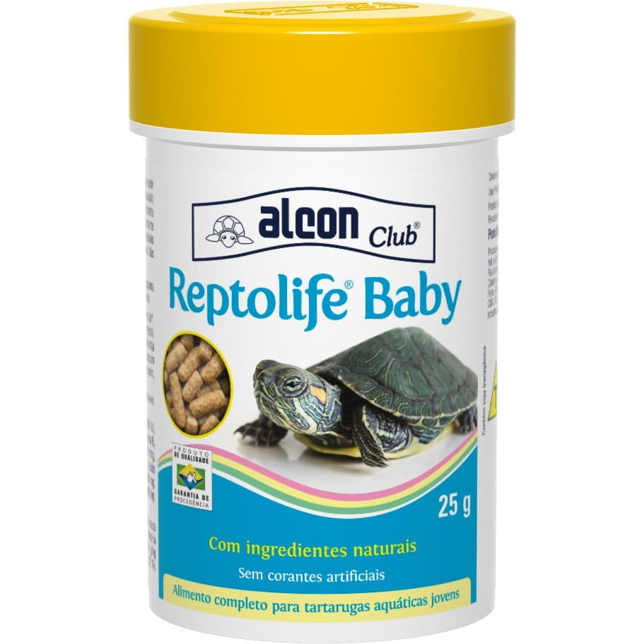 Alcon Reptolife Baby 25g - Ração p/ Tartarugas Aquáticas Jovens