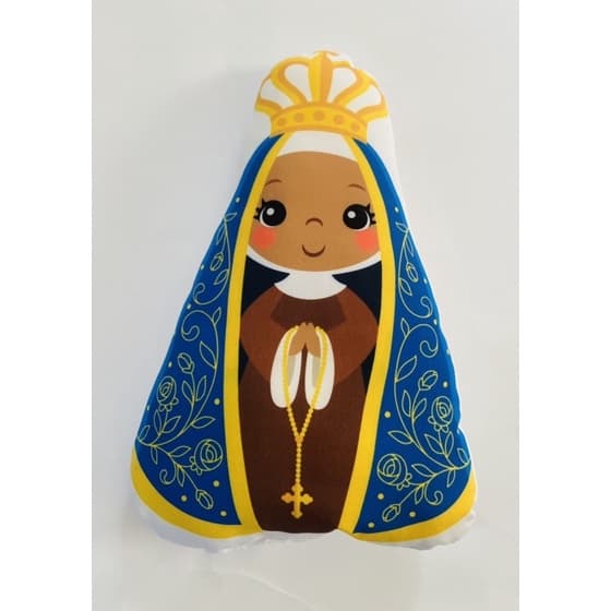 Naninha para Bebê Almofada Naninha Nossa Senhora Aparecida para Bebê - Envio Imediato