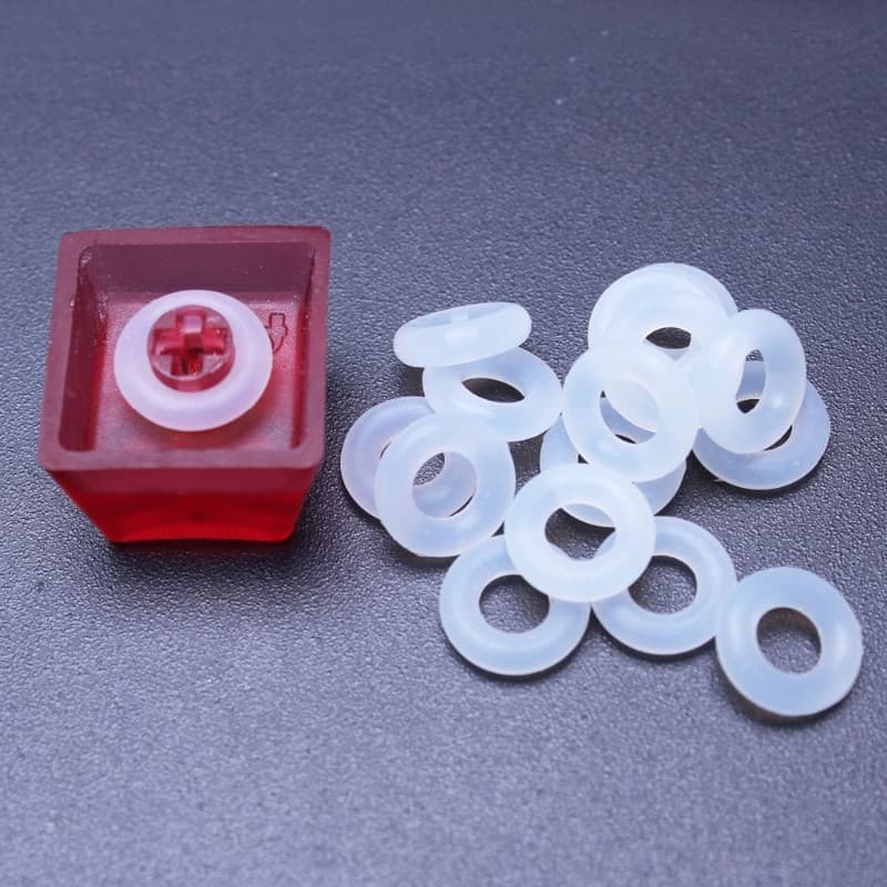 120pcs Keycaps Borracha O-Ring Dampeners Para Teclado