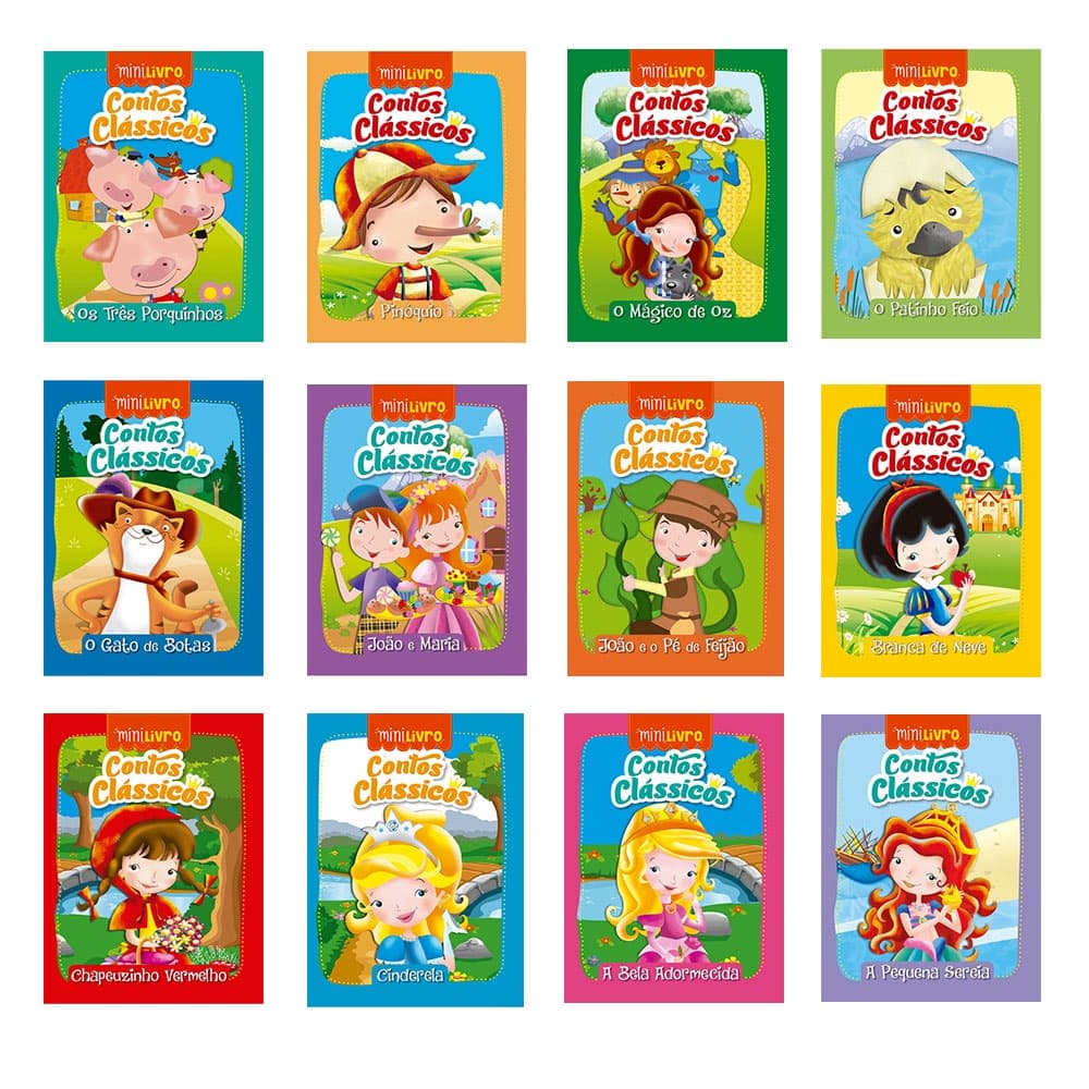Kit Minilivros - Coleção Contos Clássicos