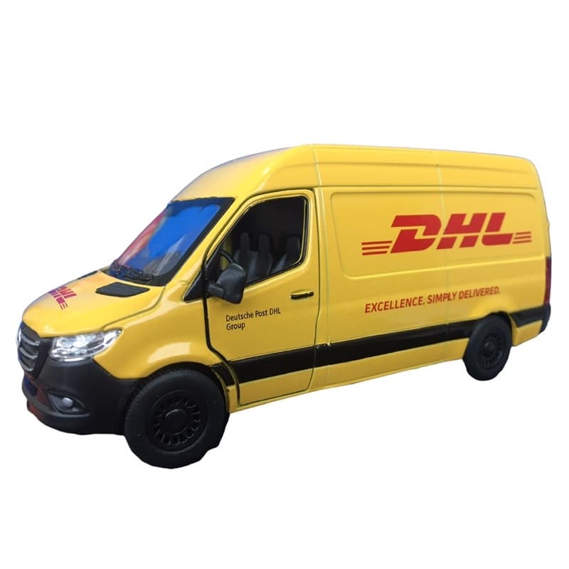 Miniatura DHL Sprinter Mercedes-Benz escala 1/48