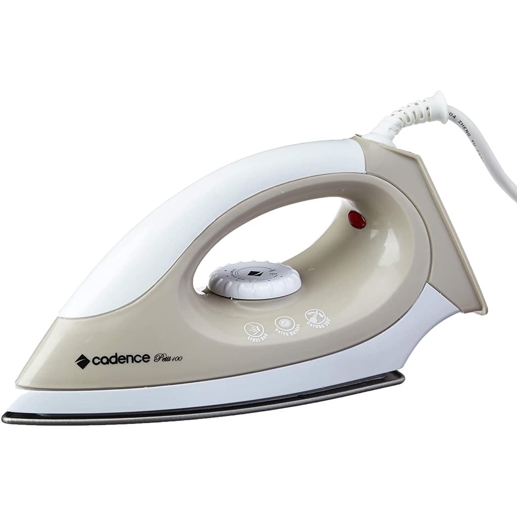 Ferro de Passar Roupas a Seco Cadence Petit 100 Com Base Antiaderente 127V ou 220V IRO101