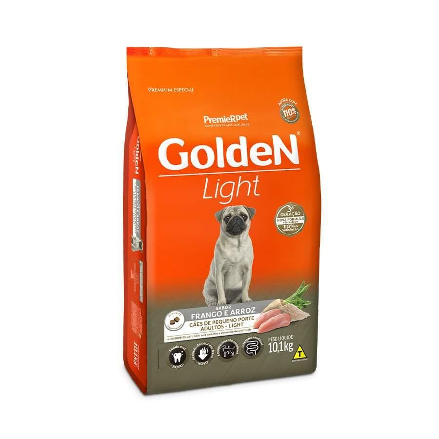 Ração Golden Fórmula Light para Cães Adultos Porte Pequeno Frango e Arroz 10 kg