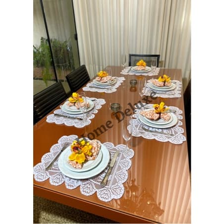 Jogo Americano de Renda 1 unidade - Home Deluxe