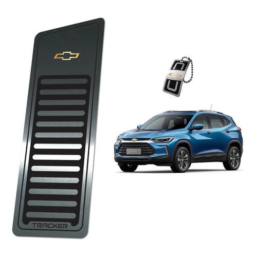 Descanso De Pé Em Aço Inox Novo Tracker 2021 + Brinde