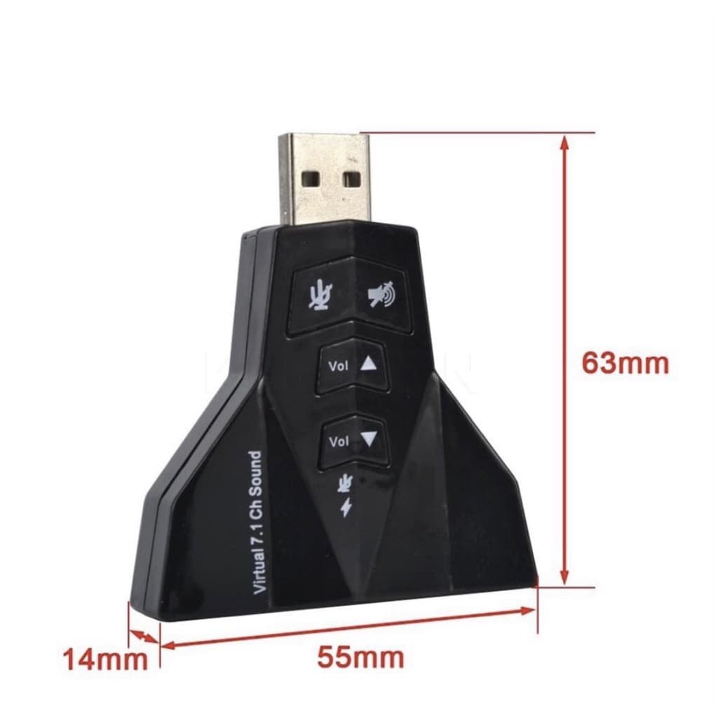 Promoção Placa de som adaptadora USB 2.0 para saida de audio BSP