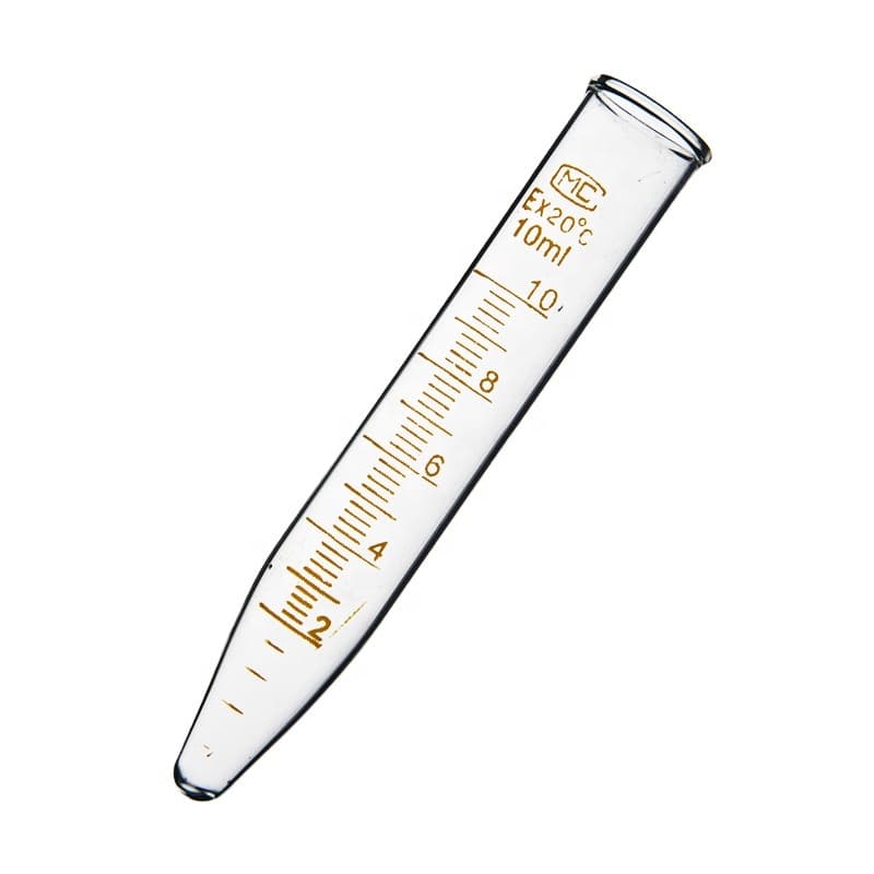 Tubo Para Centrifuga Conico Graduado 10ml Vidro