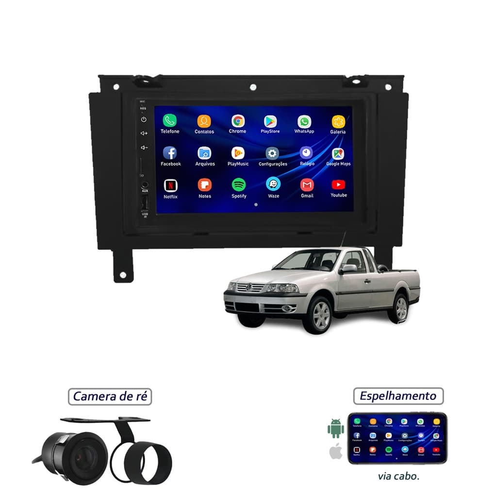 Kit Central Multímidia - Saveiro G3 -