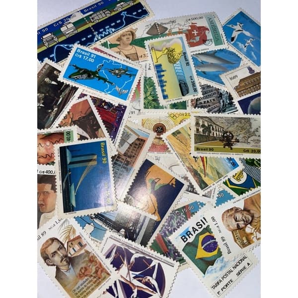 lote 25 selos diferentes